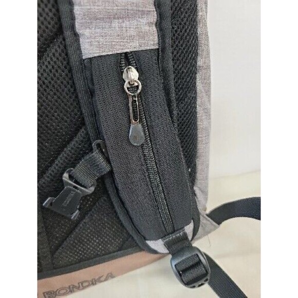 Bondka Padded Divided Insert backpack Gray & Black VGC - Picture 5 of 12